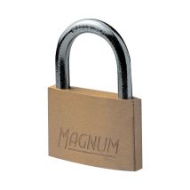 Cadenas à clés largeur 40 mm en laiton s'entrouvant MAGNUM