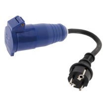 Adaptateur pour borne de camping norme européenne