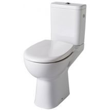 WC à poser surélevé sans bride avec abattant frein de chute Etuida Rimless GODART