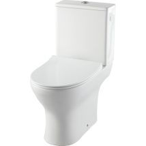 WC à poser sans bride avec abattant frein de chute Antarès Rimless GODART