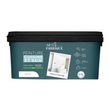 Peinture Cuisine & Bain Blanc satin 2,5 l - LA FABRIQUE