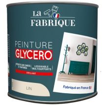 Peinture glycero Lin brillant 500 ml - LA FABRIQUE