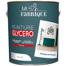 Peinture glycero Blanc brillant 2,5 l - LA FABRIQUE
