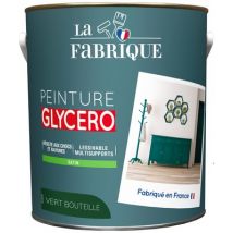 Peinture glycero Vert Bouteille satin 2,5 l - LA FABRIQUE