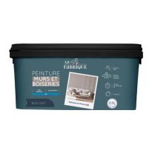 Peinture mur et boiserie Bleu Nuit mat 2,5 l - LA FABRIQUE