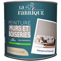 Peinture mur et boiserie Ecorce Claire satin 125 ml - LA FABRIQUE