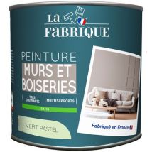 Peinture mur et boiserie Vert Pastel satin 500 ml - LA FABRIQUE