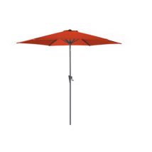 Parasol droit à manivelle diamètre 3 m Tilt Paprika PROLOISIRS