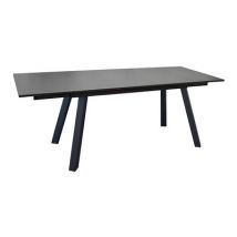 Table de jardin rectangulaire Agra en céramique et verre 150/200/250x90x79 cm PROLOISIRS Livraison gratuite domicile