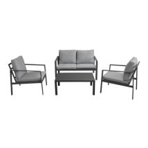Salon de jardin MARLO 4 personnes aluminium PROLOISIRS