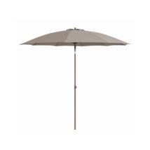 Parasol diamètre 2,70 m mât en aluminium Taupe PROLOISIRS