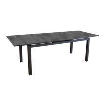 Table de jardin Hivaoa en aluminium et céramique 180/240x90x78 cm PROLOISIRS Livraison gratuite domicile