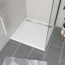 Receveur de douche 90x90 cm acrylique blanc Pure 2 - AURLANE