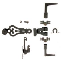 Kit d'accessoires pour espagnolette de volet ronde