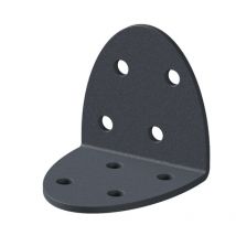 Equerre gris anthracite galva 40 x 40 x 40 mm