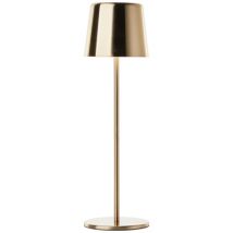 Lampe à poser extérieur rechargeable LED laiton XAANA - BRILLIANT