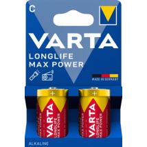 Lot de 2 piles alcalines max power LR14 - VARTA