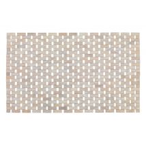 Tapis de bain rectangulaire Bambou massif 50 x 80 cm WENKO