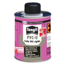 Pot de colle PVC 250 g avec pinceau TANGIT