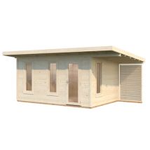 Studio bois Bois Naturel Grace 12,4+4,1m2 PALMAKO