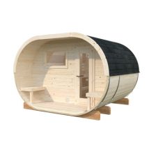 SAUNA OVALE BOIS ANETTE EP42MM Livraison à domicile incluse