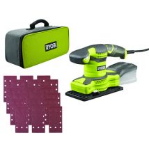 Ponceuse vibrante 1 / 3 feuilles 280 W plateau 90 x 183 mm RSS280-S RYOBI