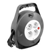 Enrouleur électrique 10m noir/ blanc