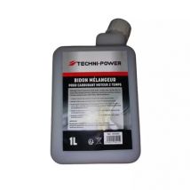 Bidon doseur 1 litre pour mélange 2 temps TECHNI-POWER
