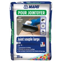 Joint de carrelage souple gris sans poussière 25 kg MAPEI