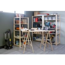 Treteau pin hauteur 1m00