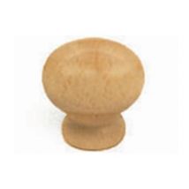 Bouton de meuble boule bois brut diamètre 40 mm REI