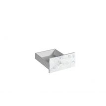 Façade tiroir pour meuble de cuisine Lotus nuvola mat 13,8 x 40 cm OFITRES