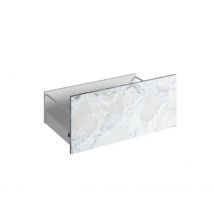 Façade tiroir pour meuble de cuisine Lotus nuvola mat 35 x 80 cm OFITRES