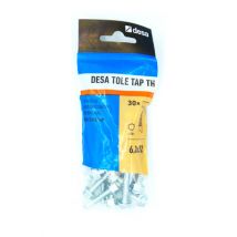Vis autoperceuses tête hexagonale 6.3 x 32 mm par 30 DESA
