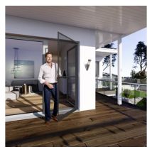 KIT PORTE ALU ANTH 100 X 210
