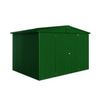 Abri de jardin en métal Europa 6.53 m² vert foncé Taille 5 BIOHORT