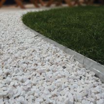 Bordure d'allée aluminium longueur 240 cm hauteur 10 cm