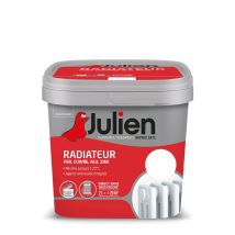 Peinture radiateur blanc satin 2L JULIEN