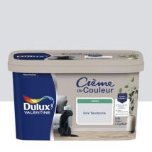 Peinture crème de couleur Dulux Valentine satin Gris Tendance 2,5L