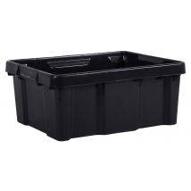 Bac plastique professionnel 20 litres gris anthracite