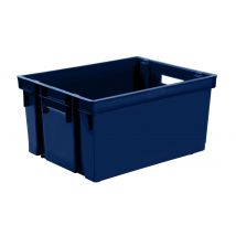 Bac plastique 30 litres bleu marine