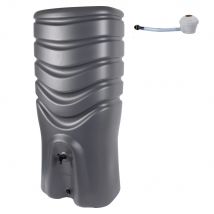 Récupérateur d'eau granit avec collecteur 350 L -EDA