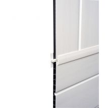 Profil raccord de lame clipsable lambris PVC blanc - longueur 2600 mm - GROSFILLEX