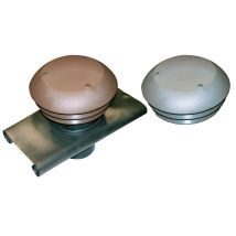 Chapeau de toiture pour VMC diamètre 125 capots tuile par 2 et ardoise AUTOGYRE