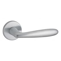 Poignées sur rosaces Luxor chrome satiné par 2 FROSIO