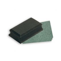 Cale à poncer auto-agrippante et 20 patins rectangulaires anti-encrassant 73 x 123 mm - grains assortis par 1