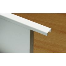 Profil à lèvres PVC rigide blanc 16 x 2750 mm