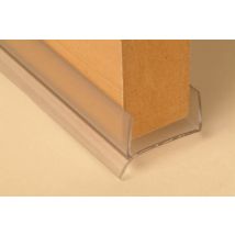 Profil à lèvres PVC transparent de 16 à 19 x 2500 mm