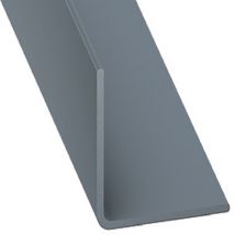 Cornière égale PVC gris titane 20 x 20 mm 2 m CQFD
