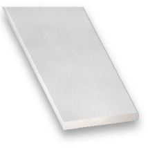 Profilé plat aluminium anodisé incolore 20 x 2 mm 2,50 m CQFD